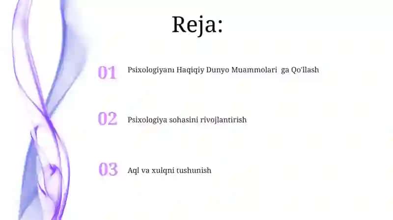 Psixologiya fanining maqsad va vazifalari 2