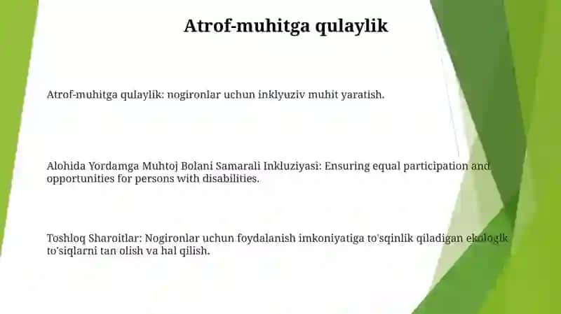 Alohida Yordamga Muhtoj Bolani Samarali Inkluziyasi Tashqi Sharoitlar 2