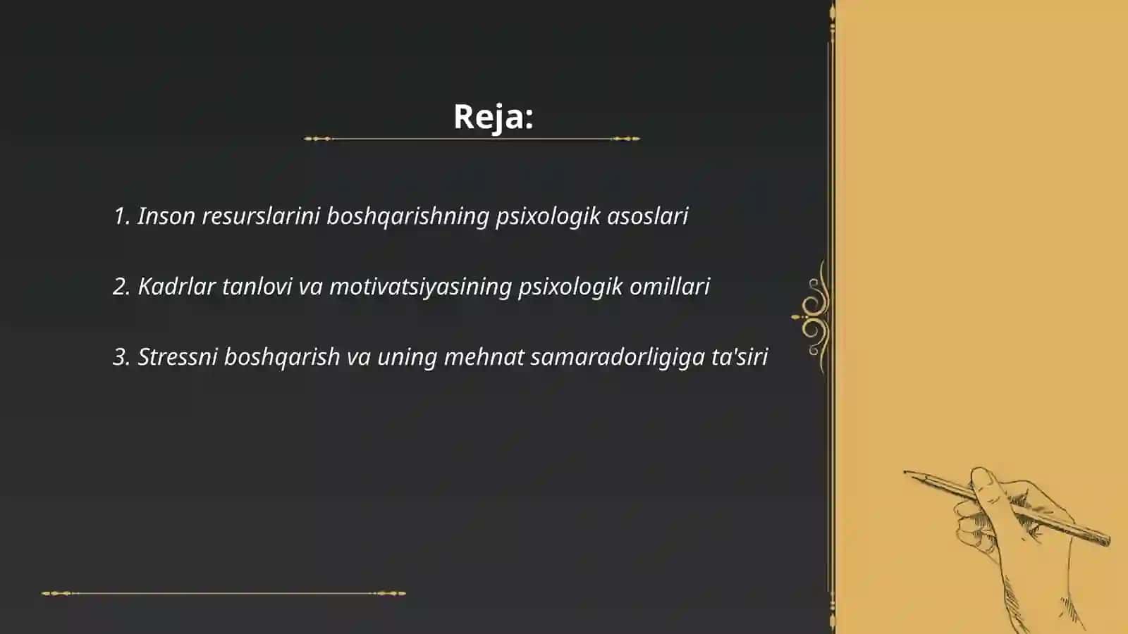 KORHONA VA TASHKILOTLARDA INSON RESURSLARI BILAN ISHLASHNING PSIXOLOGIK JIXATLARI 2