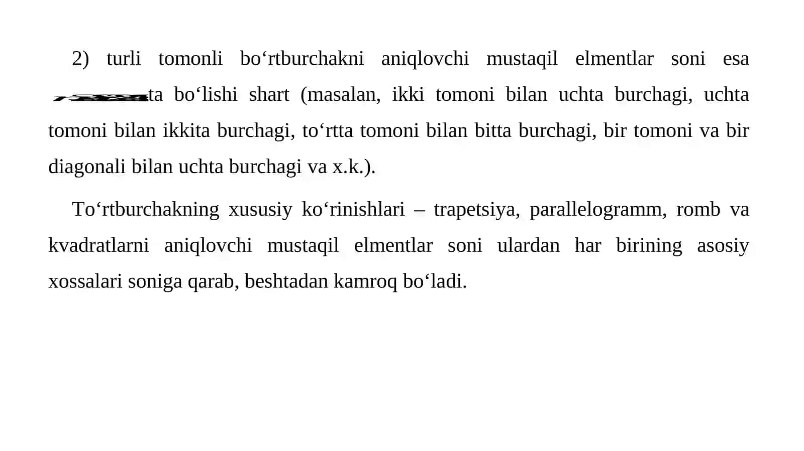 5-Ma’ruza:Bevosita yechiladigan masalalar 2