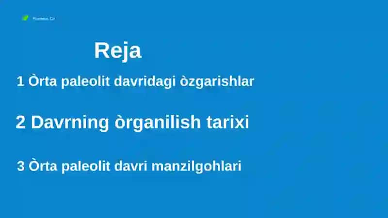 Òrta paleolit davri manzilgohlari 2