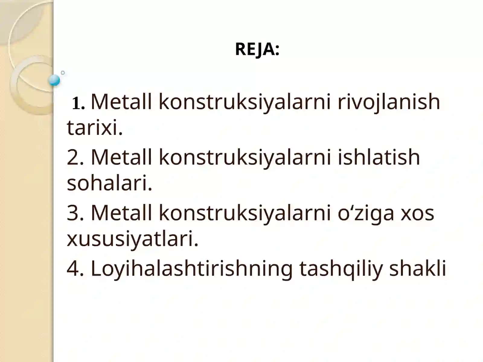 Metallkonstruksiyalarni rivojlantirish tarixi 2