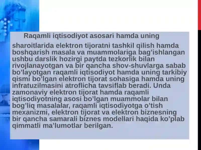 Raqamli iqtisodiyotning hozigidagi holati 2