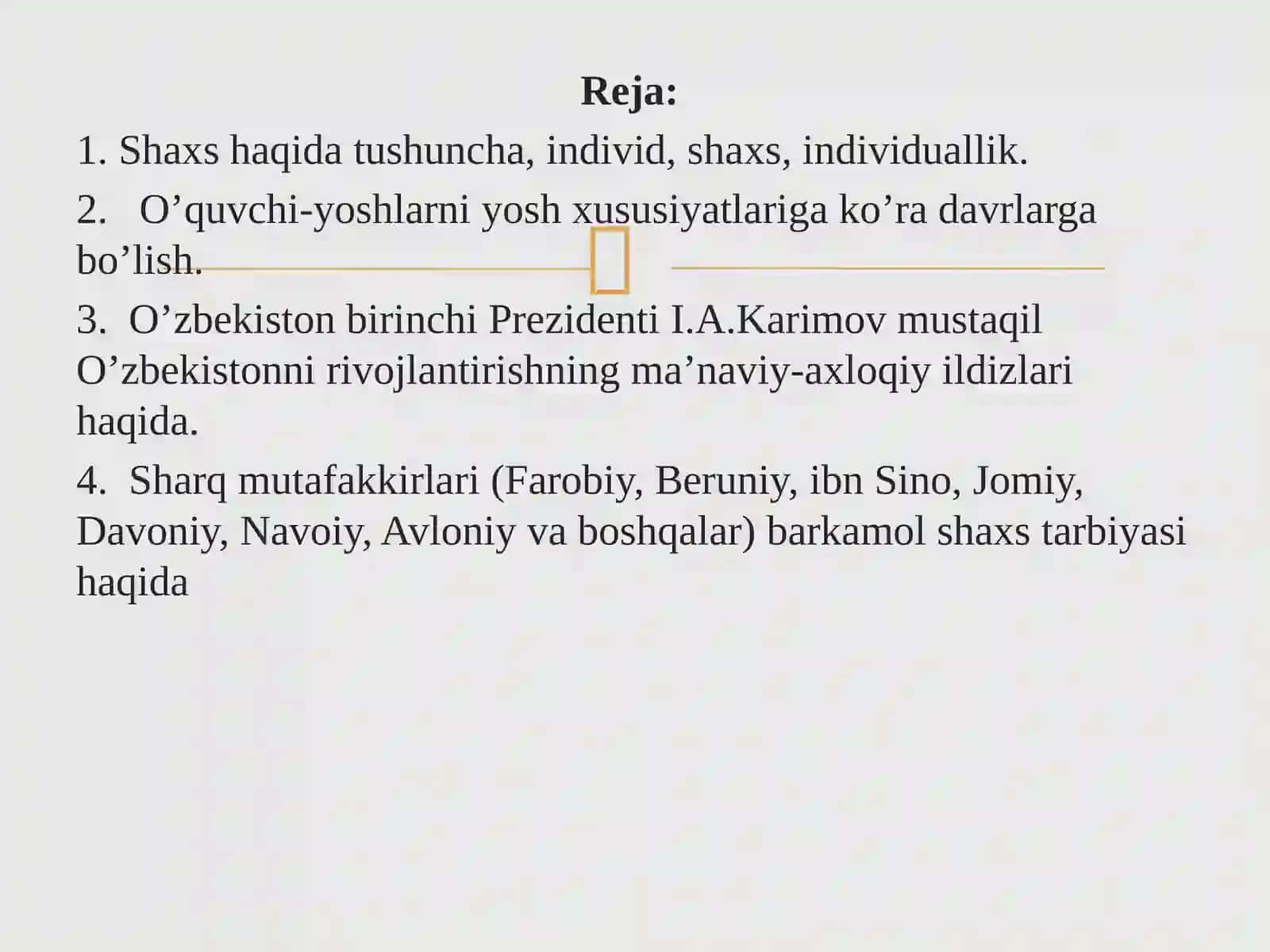Shaxs rivojlanishida yuzaga kelishi mumkin bo‘lgan muommolar 2