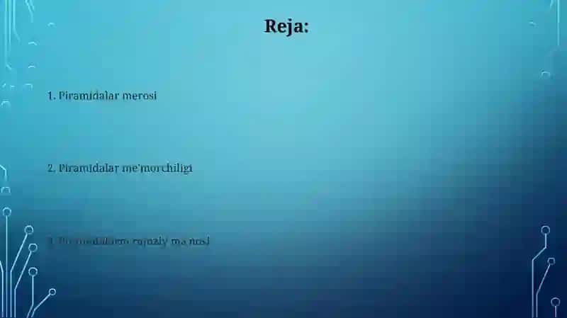 Piramidalar Merosi 2