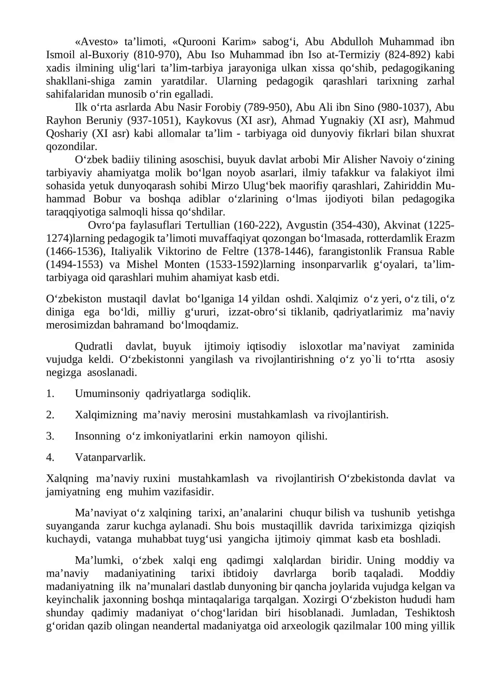 Ma’rifiy fikrlar taraqqiyoti va ularning tarixiyligi 2
