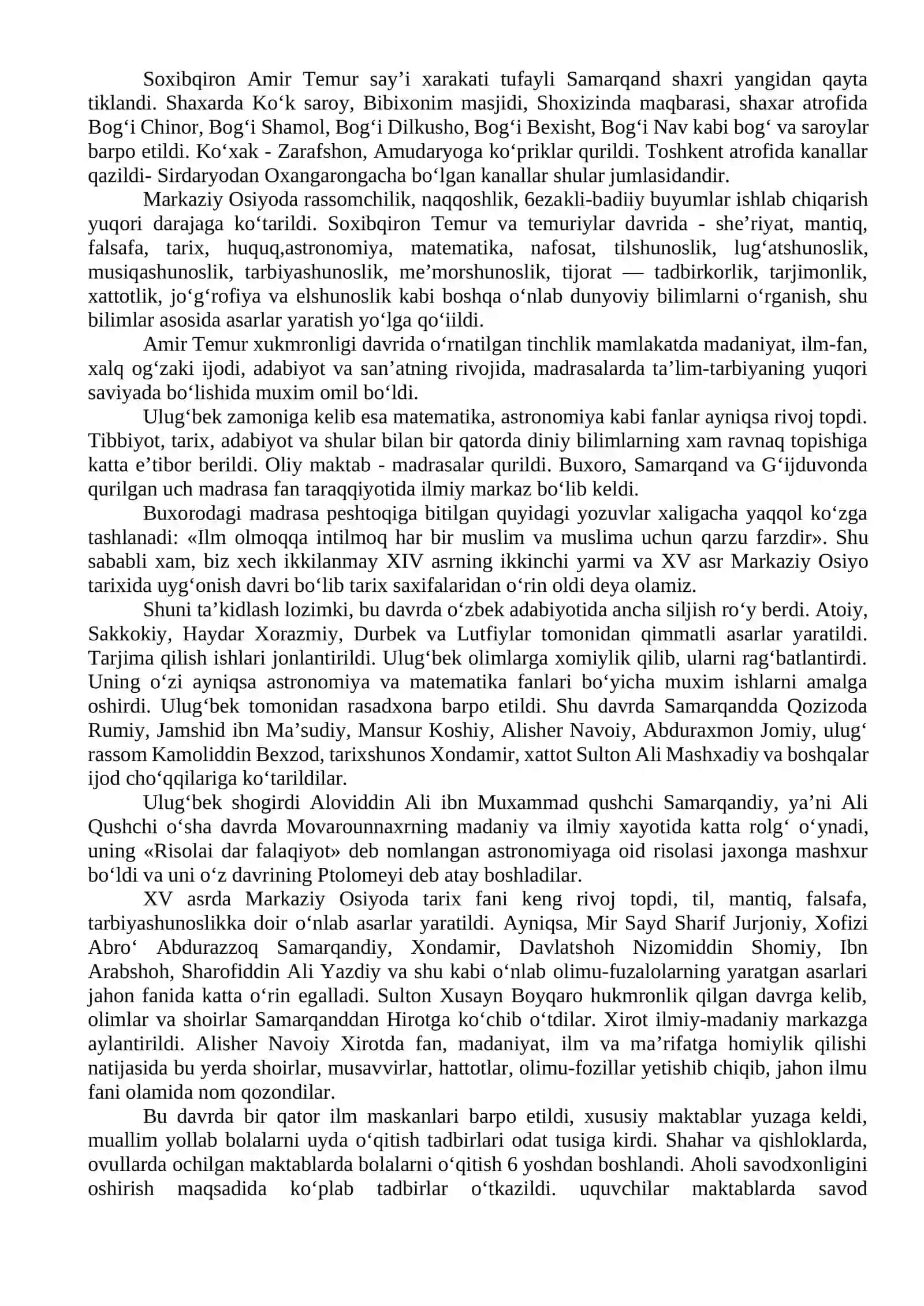 XVII asrning ikkinchi yarmidan XIX asrlarda tarbiya, maktab va pedagogik fikrlar 2