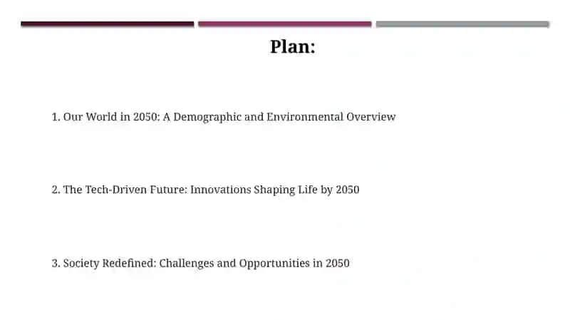 The World in 2050: A Demographic and Environmental Overview 2
