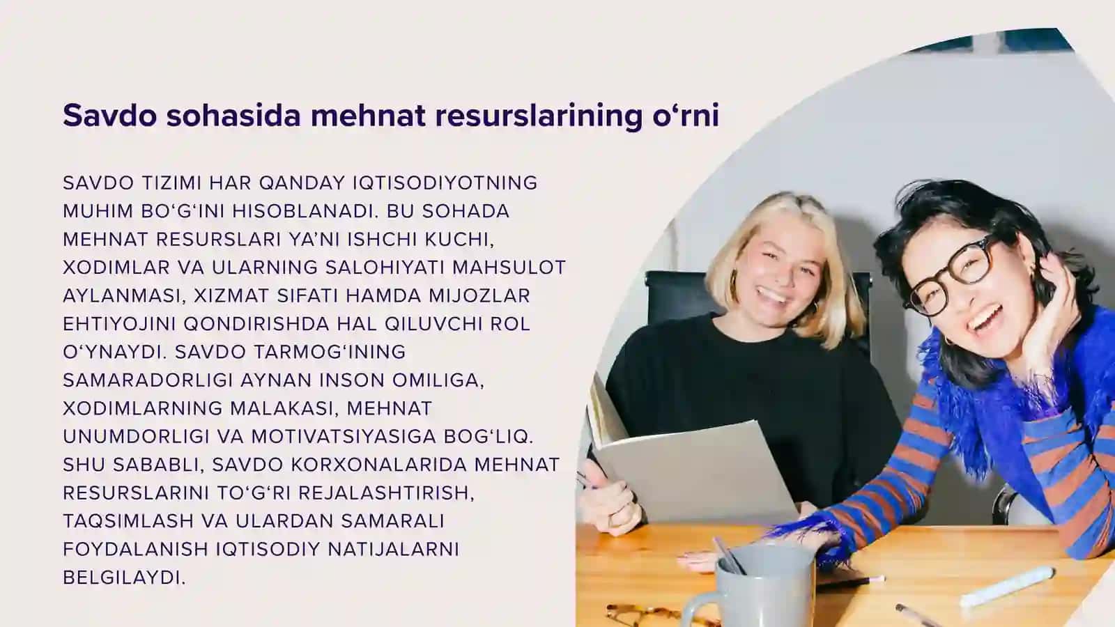 Savdoda mehnat resurslari va ularning to‘lanishi 2