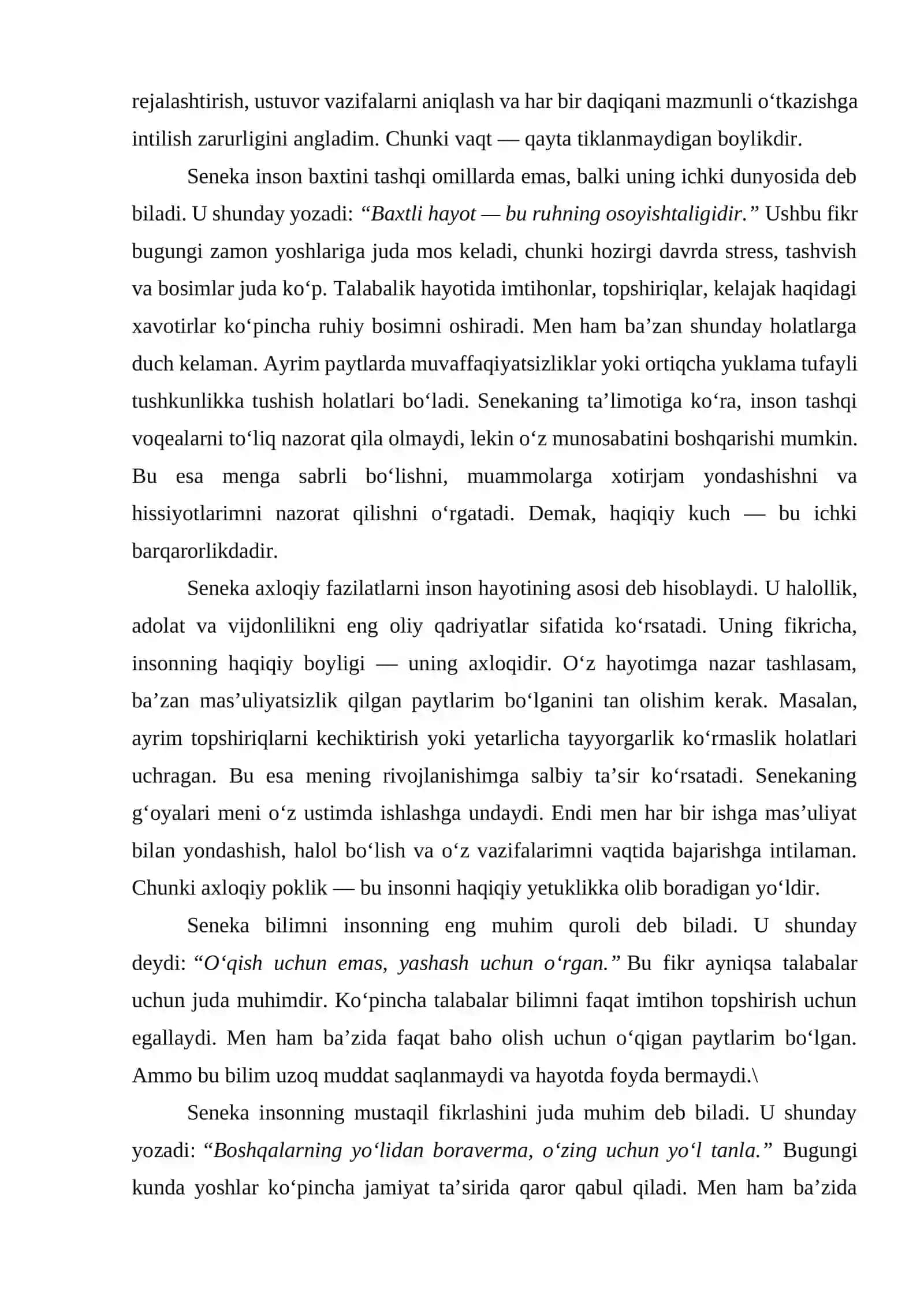 Lutsiliyga axloqiy xatlari 2