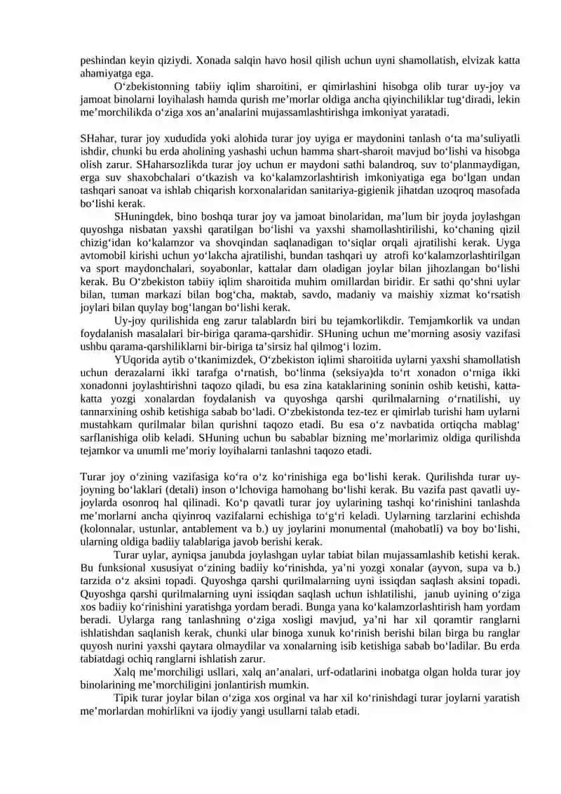 3-Mavzu- Kam qavatli va ko‘p qavatli mehmonxonalar, ularning interyerlaridagi o‘ziga xosliklar 2