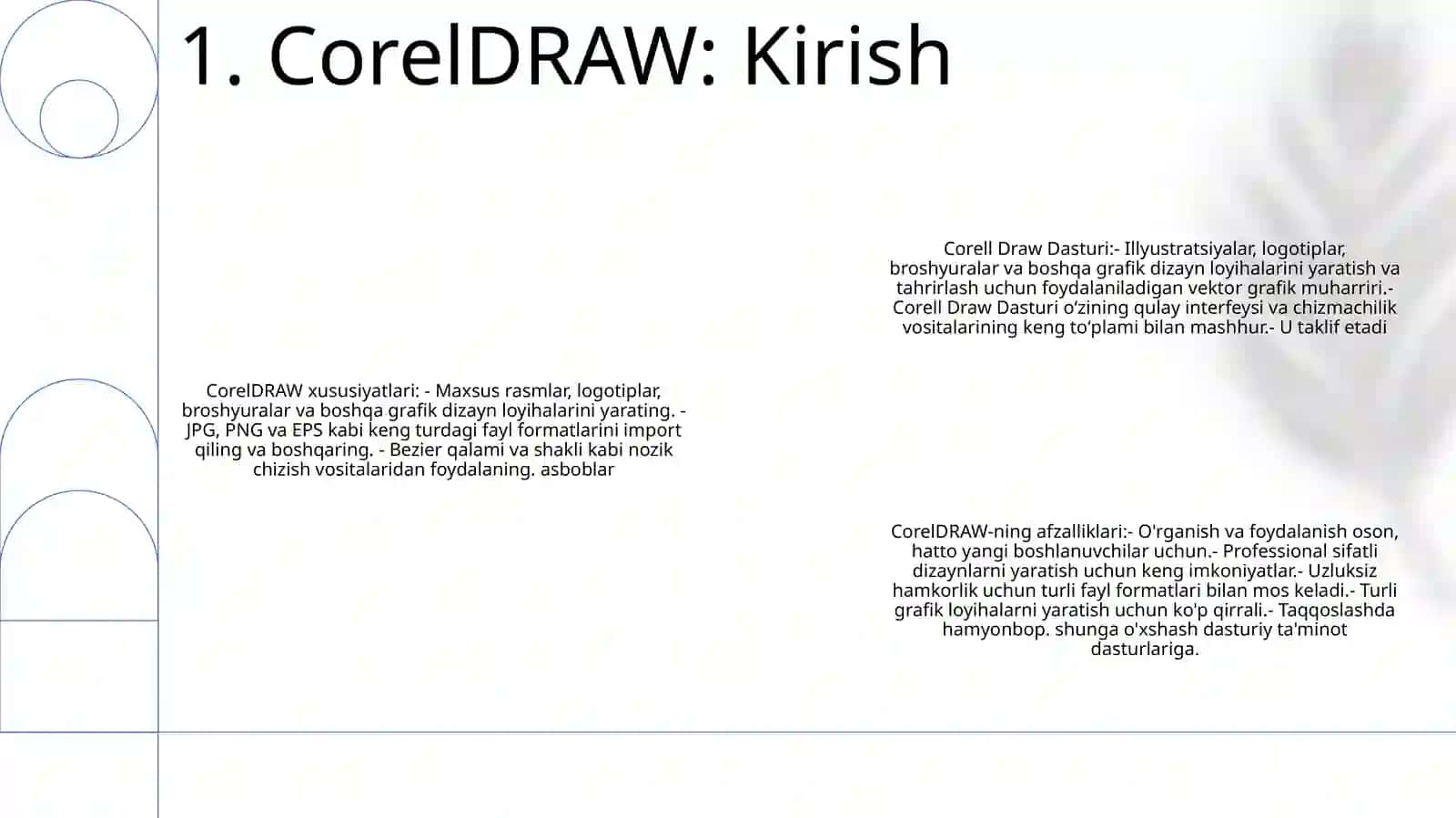 Corell Draw Dasturi 2