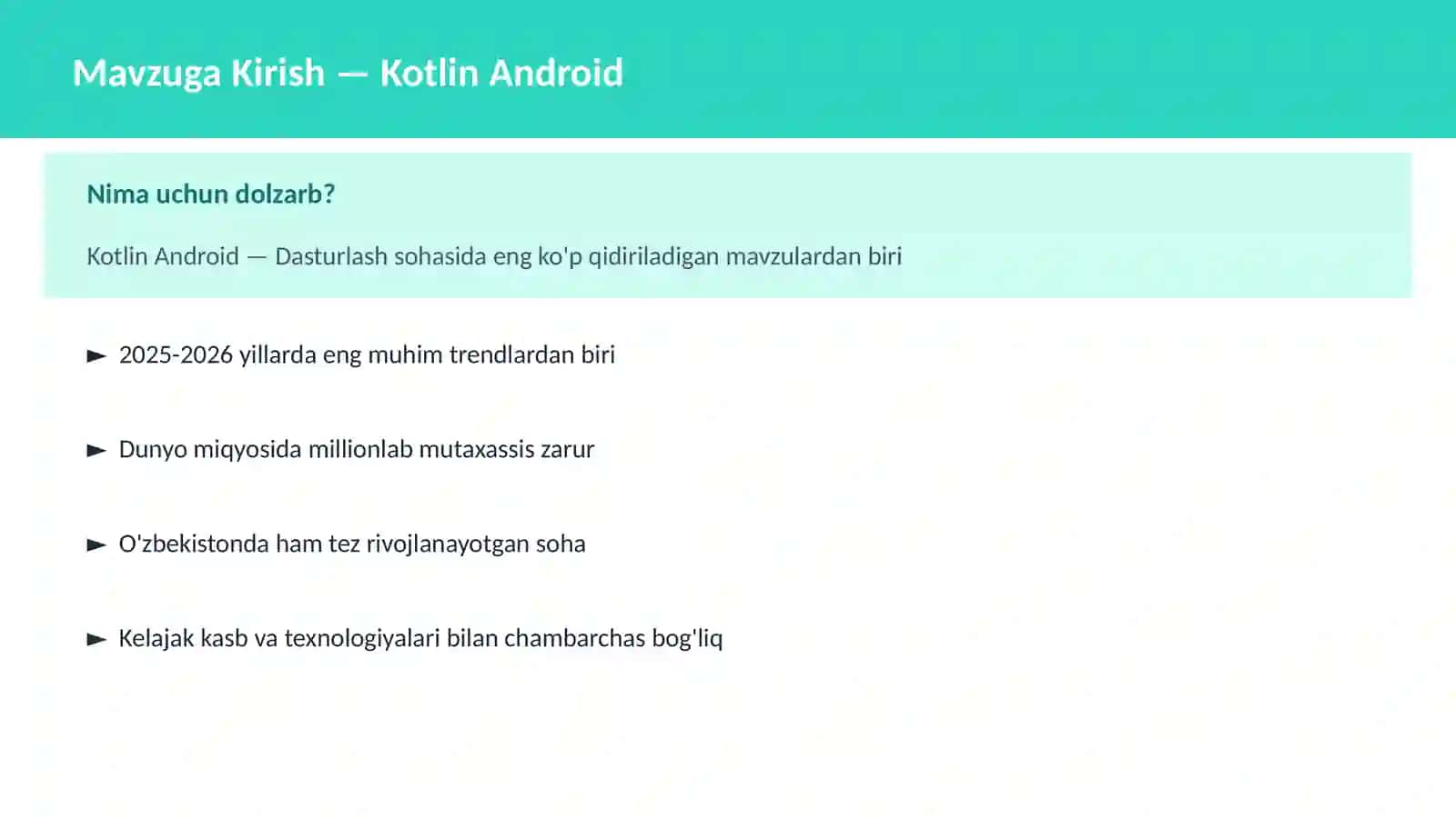 Kotlin Android 2