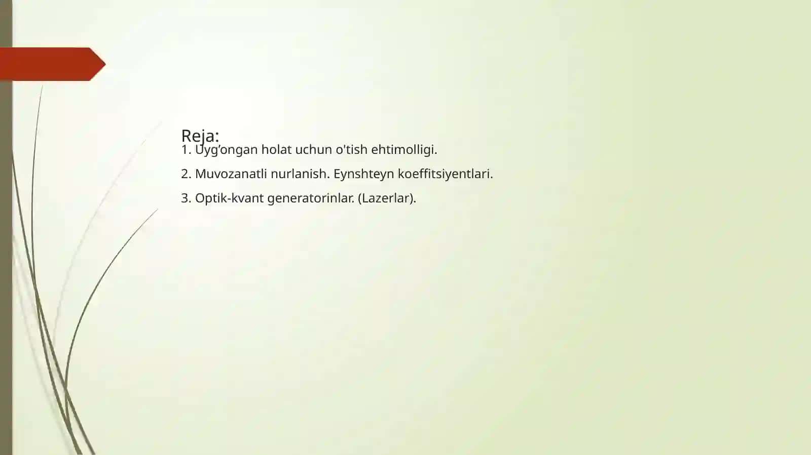 KVANTELEK TRONIKASI ELEMENTLARI 2