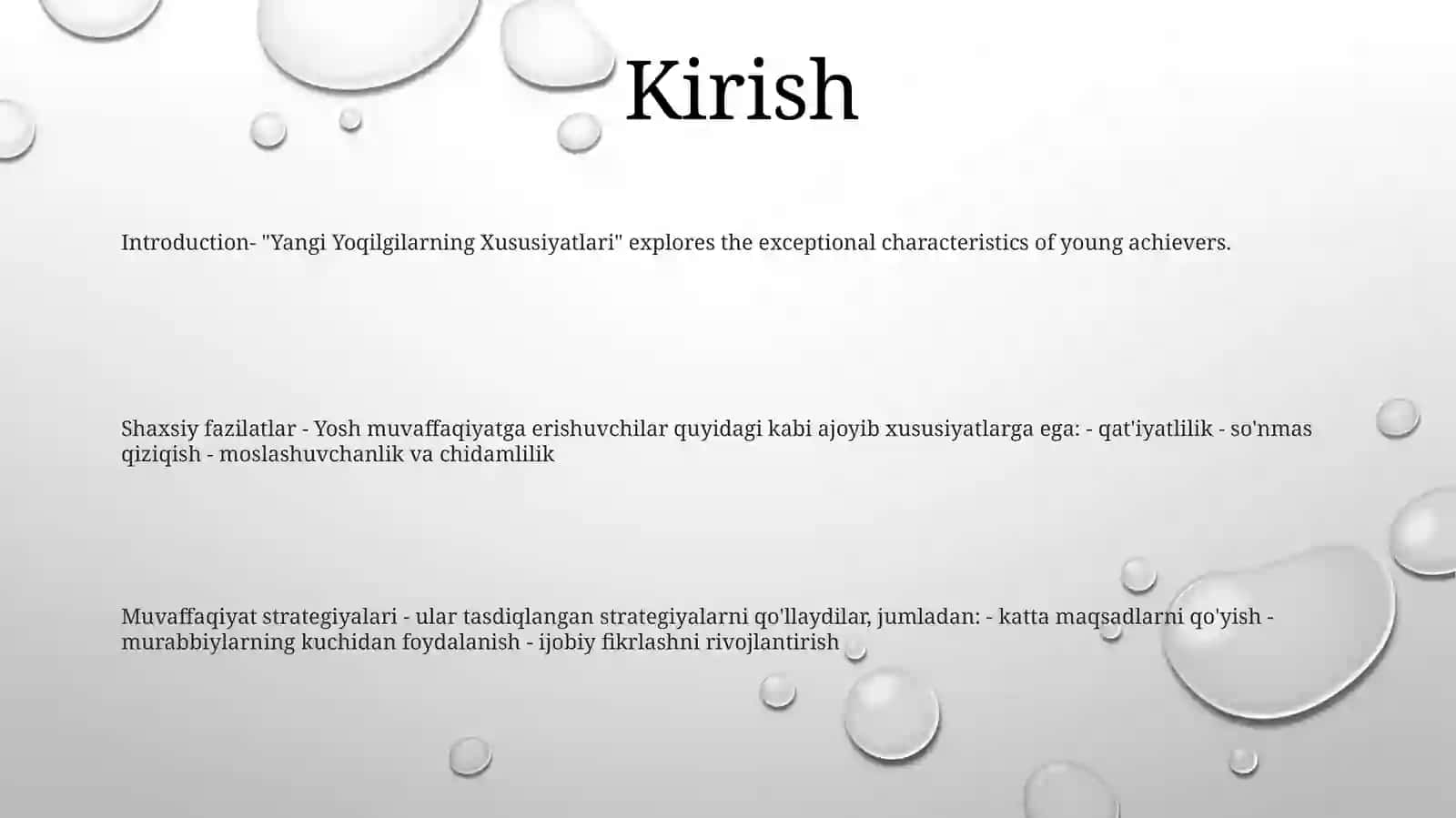 Yangi Yoqilgilarning Xususiyatlari 2
