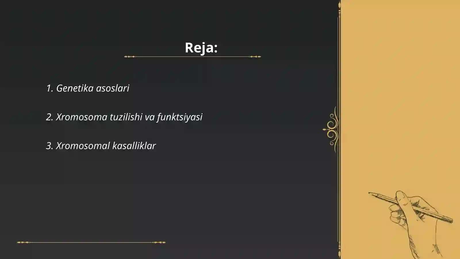 Gen va xromosoma kasalliklari 2