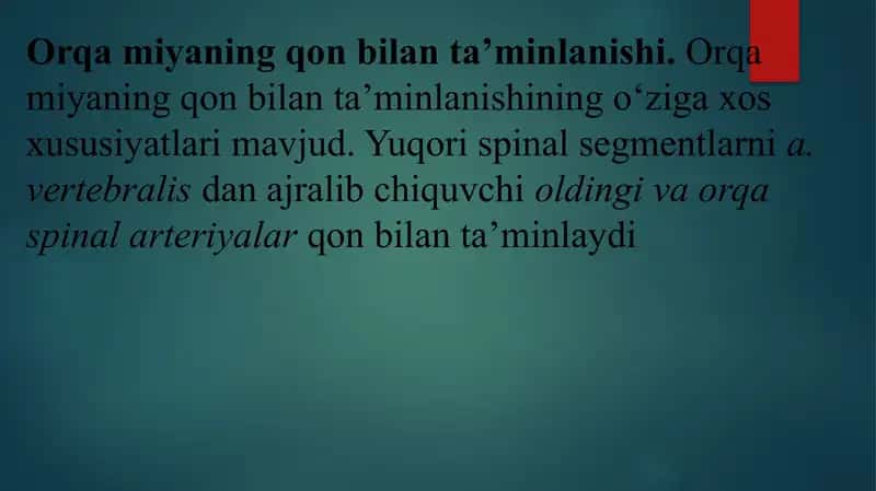 Orqa miyaning qon tomir kasalliklari 2