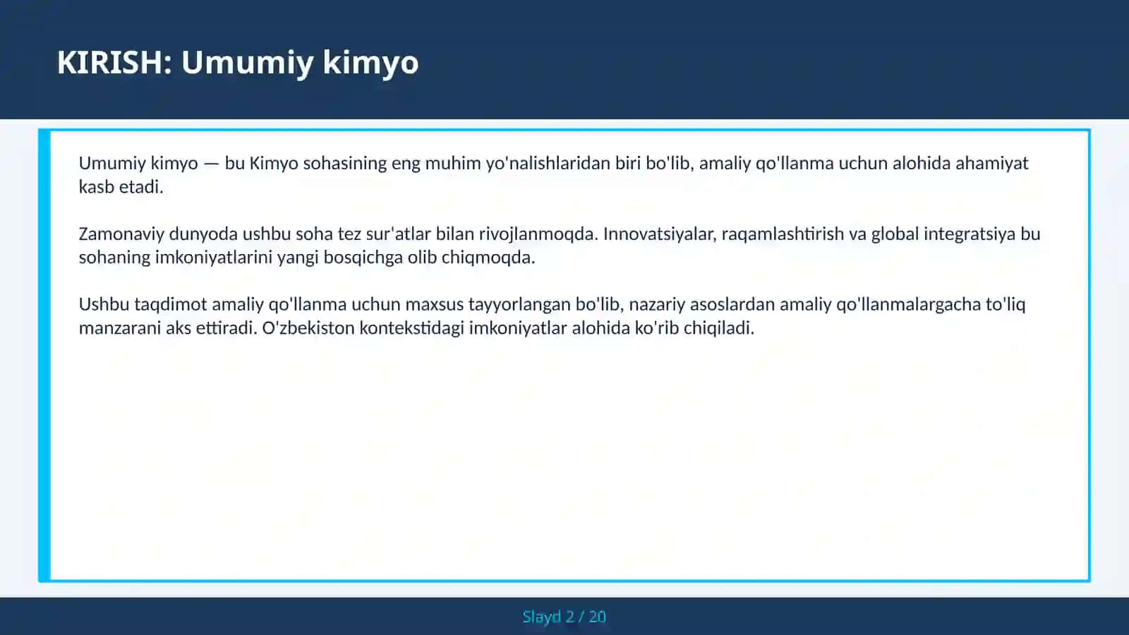 Atom — amaliy qo'llanma 2