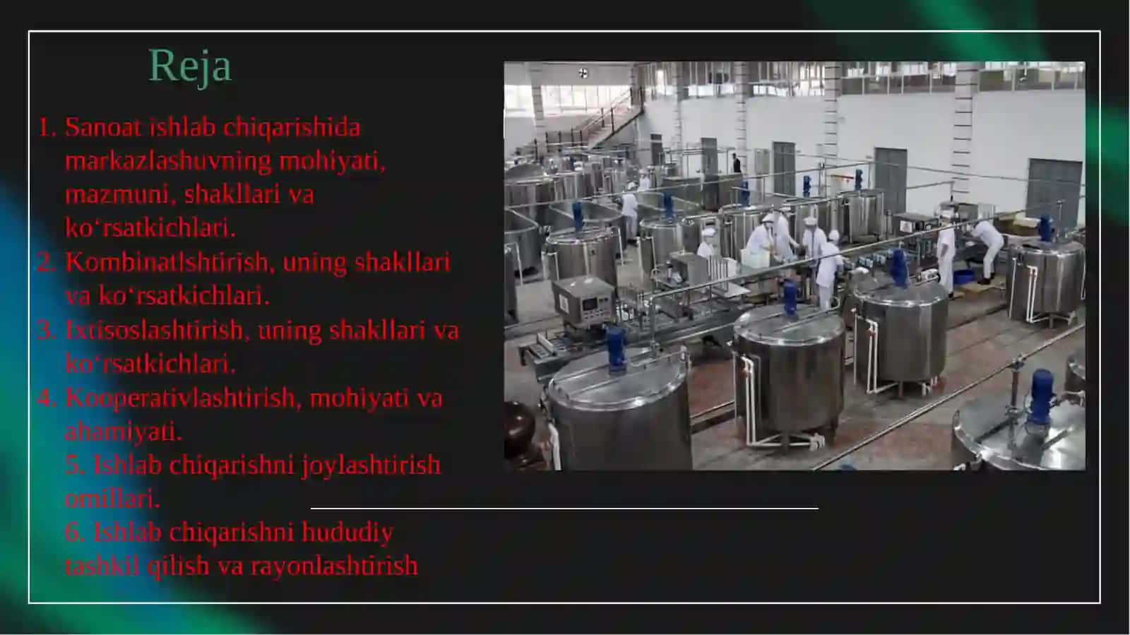 Sanoatishlab chiqarishni ijtimoiy tashkil etish shakllari 2