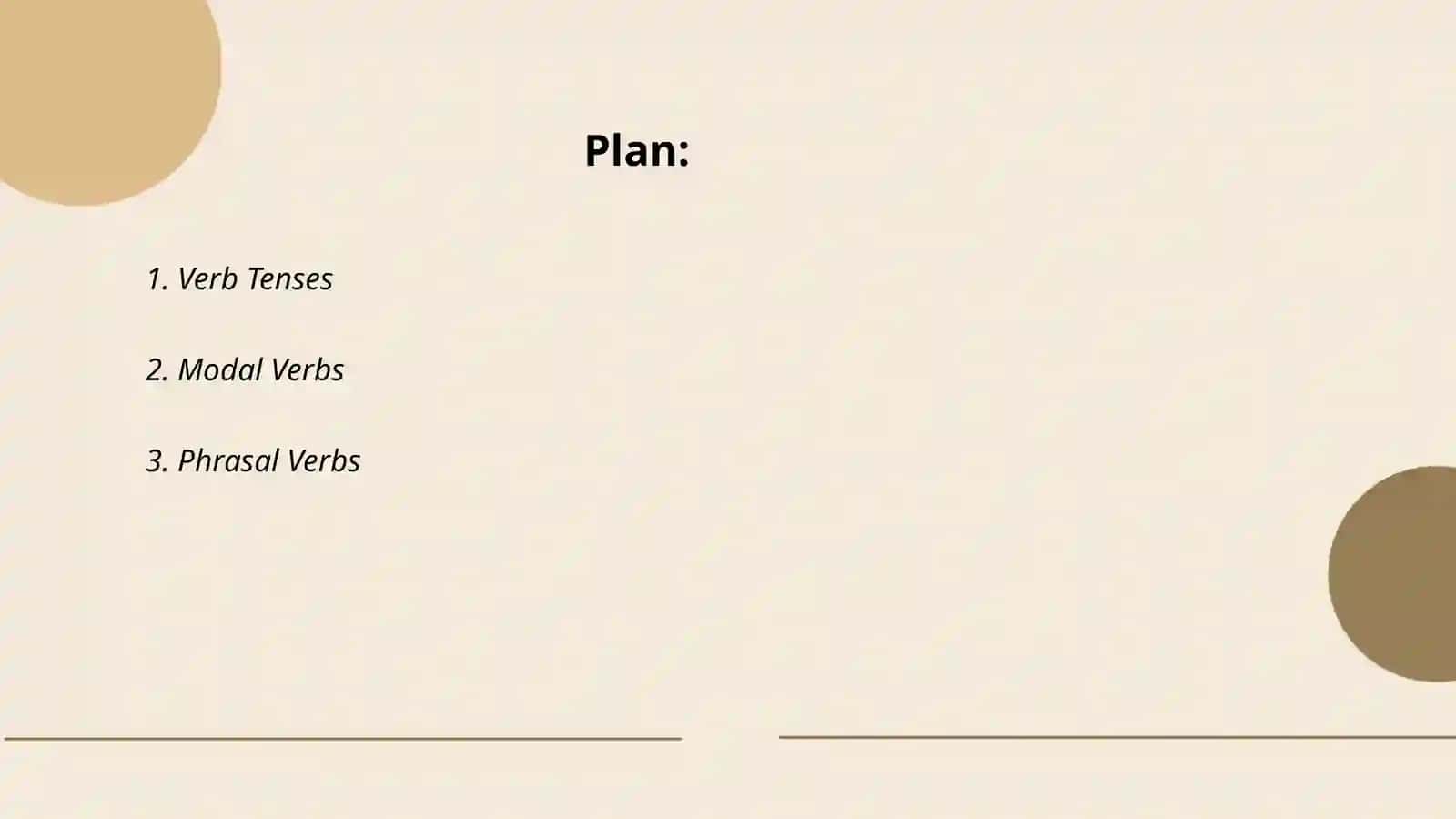 Verb expansions 2