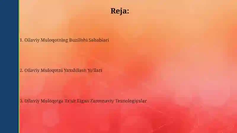 Oilaviy Muloqotning Buzilishi 2