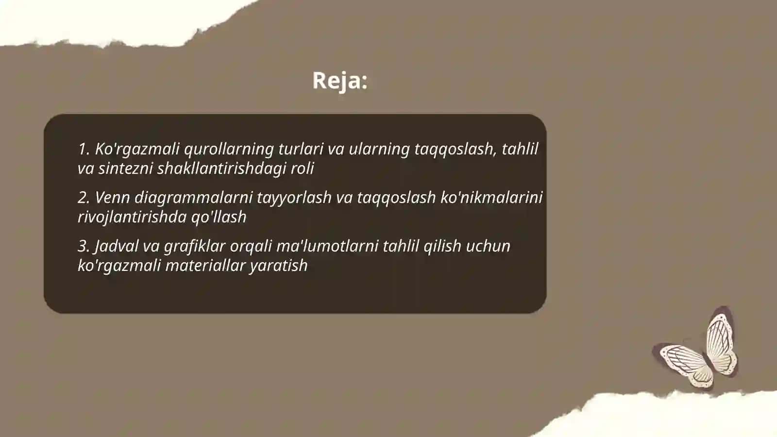 Ko'rgazmali qurollar tayyorlash 2