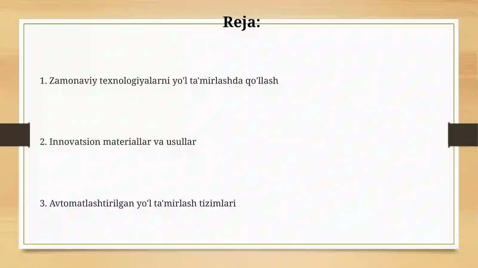 Avtonom boshqariladigan mashinalar 2