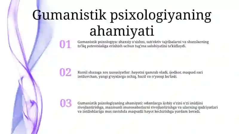 Gumanistik Psixologiyada Komil Shaxs Xususiyatlari 2