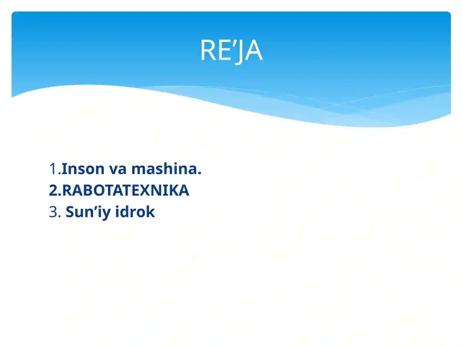 Inson va mashina hamkorligi 2