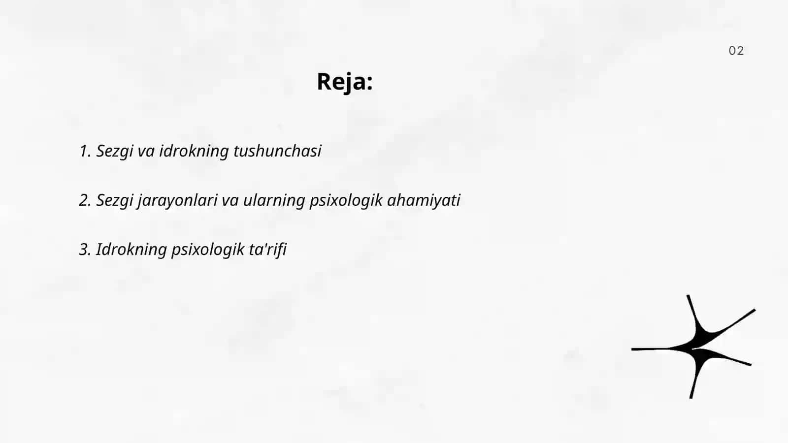 Sezgi va idrok psixik jarayonlarining boshlangʻichi ekanligi 2