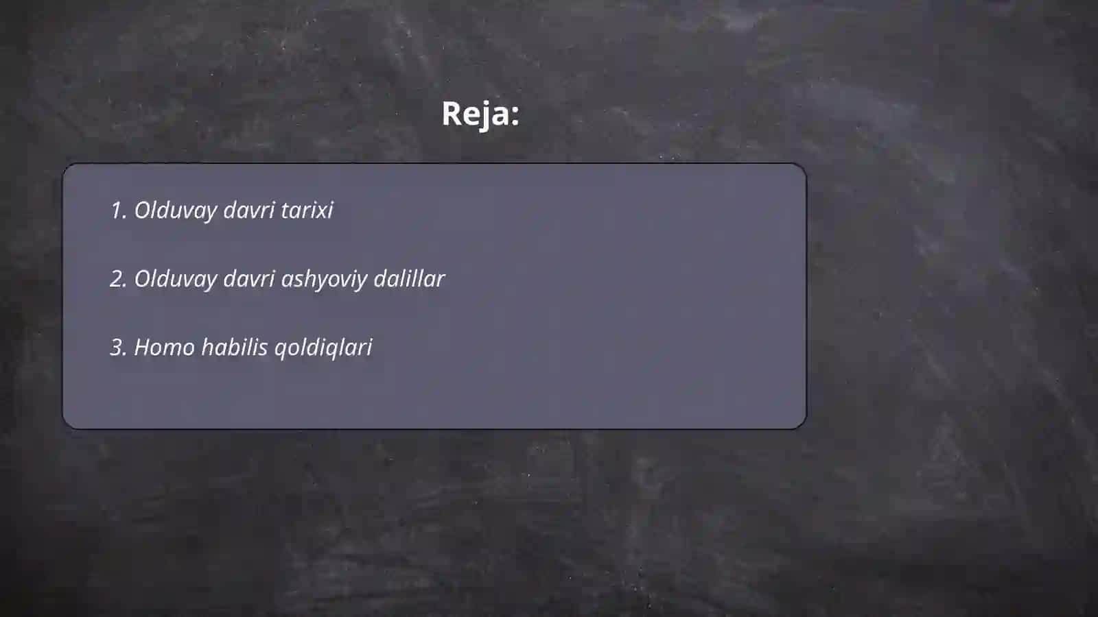 Olduvay davri arxeologik yodgorliklari 2