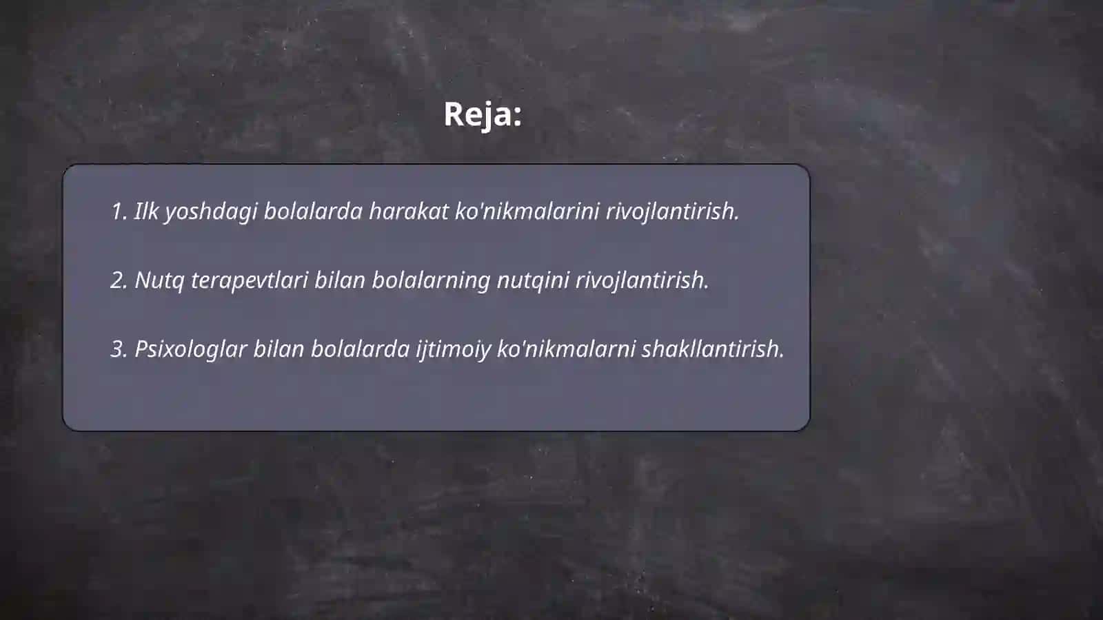 Ilk yoshdagi bolalar bilan olib boriladigan abilitatsiya ishlarda boshqa mutaxassislar bilan hamkorlik 2