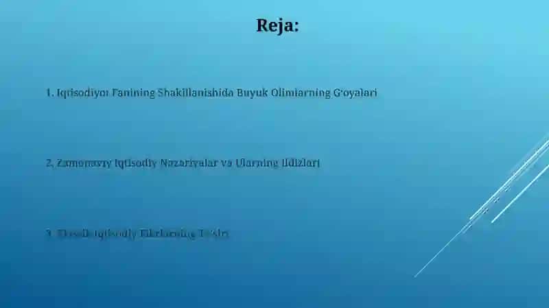 IQTISODIYOT NAZARIYASI FANINING FAN SIFATIDA SHAKLLANISHIDA BUYUK ALLOMALARNING FIKRLARI 2