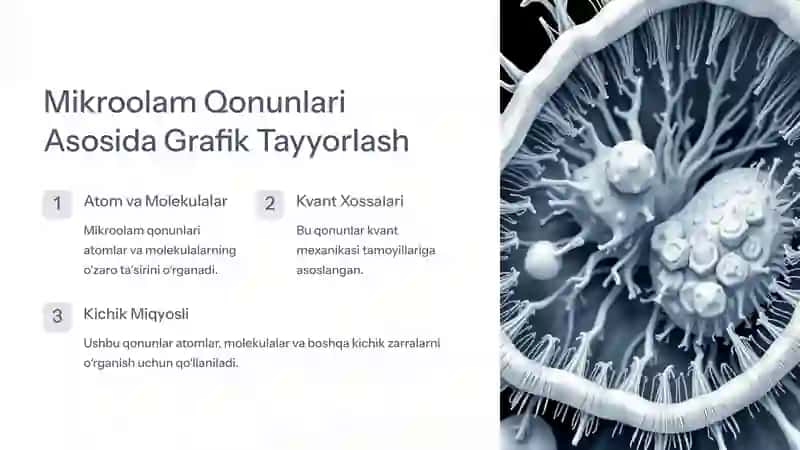 Grafik Taqdimot: Mikroolam va Makroolam Qonunlarini Taqdislash 2
