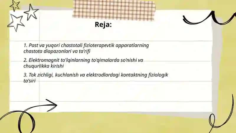 Past va yuqori chastotali fizioterapevtik apparatlar 2