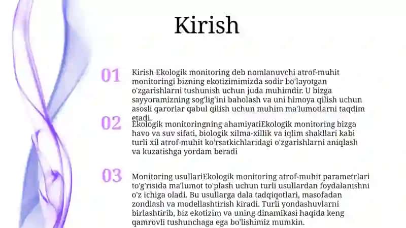 Ekologik Monitoring Va Uning Ahamiyati 2