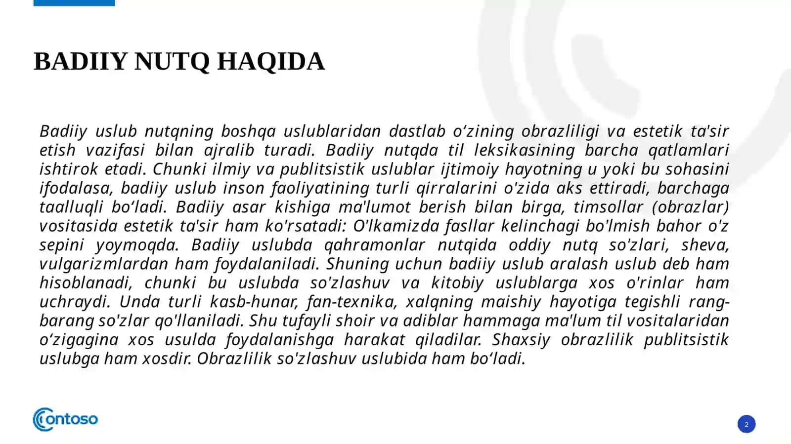 Badiiy nutq haqida taniqli olimlar, so’z san’atkorlarining fikrlari 2