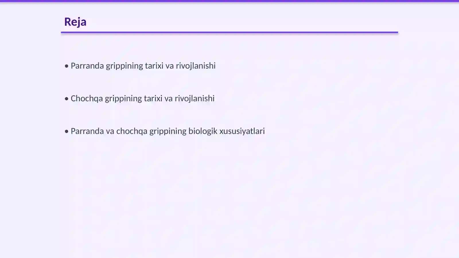 Parranda va chochqa grippi va uning xozirgi kundagi muammolari 2