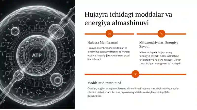 Hujayrada moddalar, energiya va ma'lumotlar oqimi: Tibbiyotdagi proliferatsiya muammolari 2