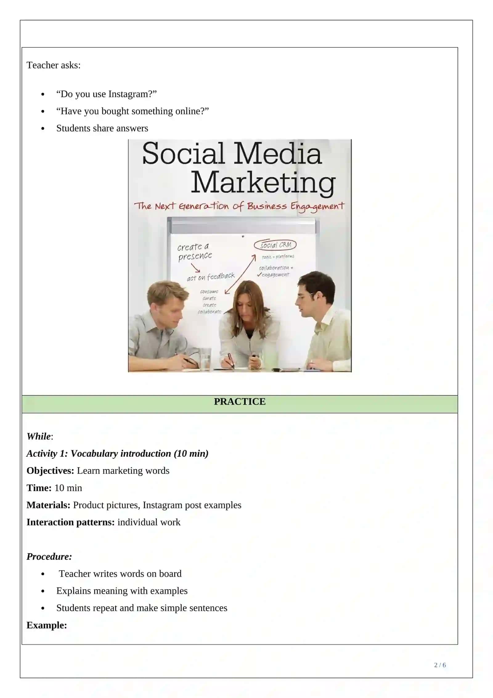English for Business: Social Media Marketing & Advertising 2