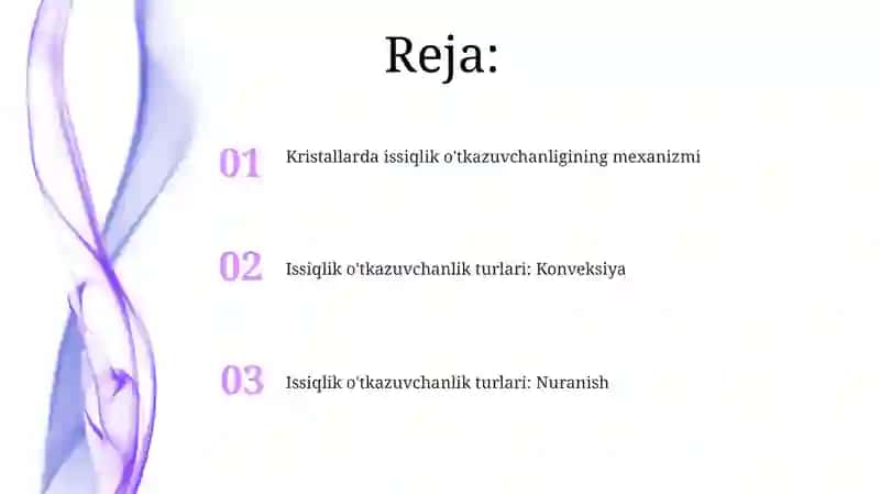 Kristallarda Issiqlik O'tkazuvchanligi 2
