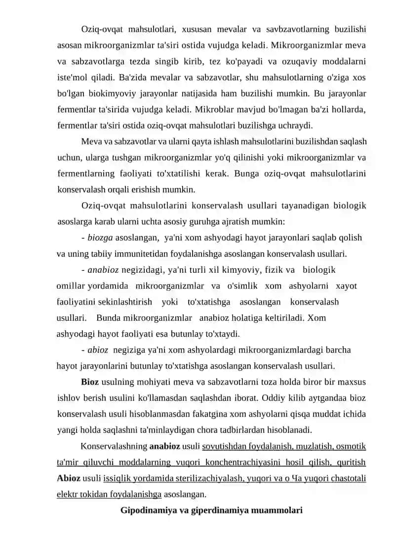 OZUQAVIY QO'SHIMCHALAR TA'SIRINI FIZIOLOGIK BAHOLASH 2