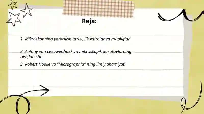 Mikroskopning yaratilish tarixi. Mikroskop turlari va ularning afzalliklar hamda kamchiliklari 2