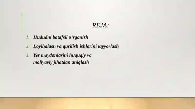 Muhandislik-geodeziya qidiruvlar maqsadi 2