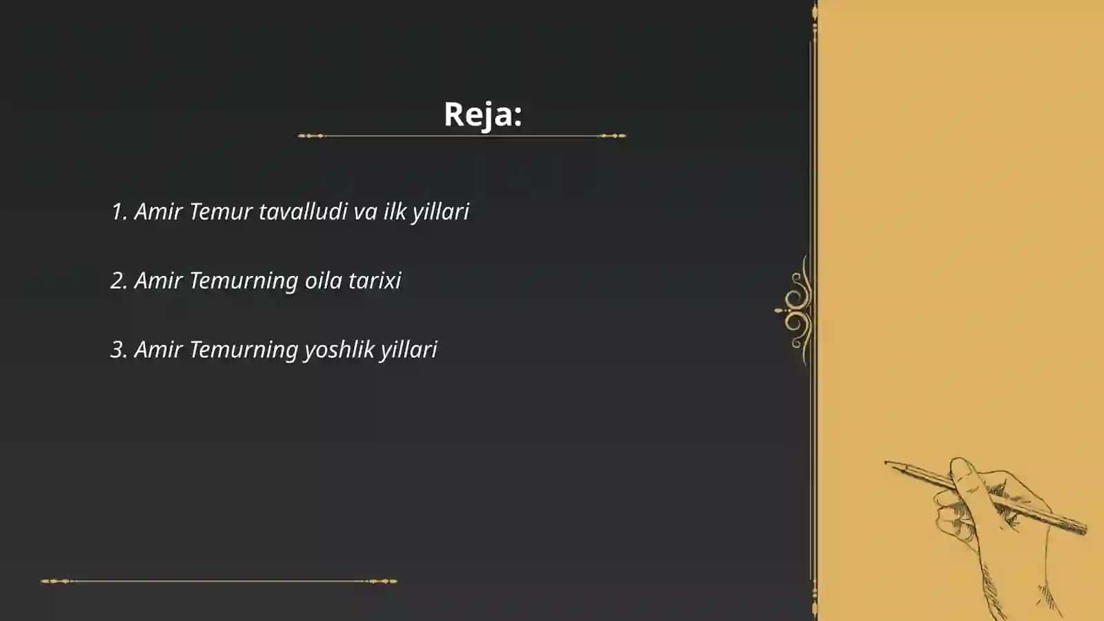 Amir temur hayoti 2