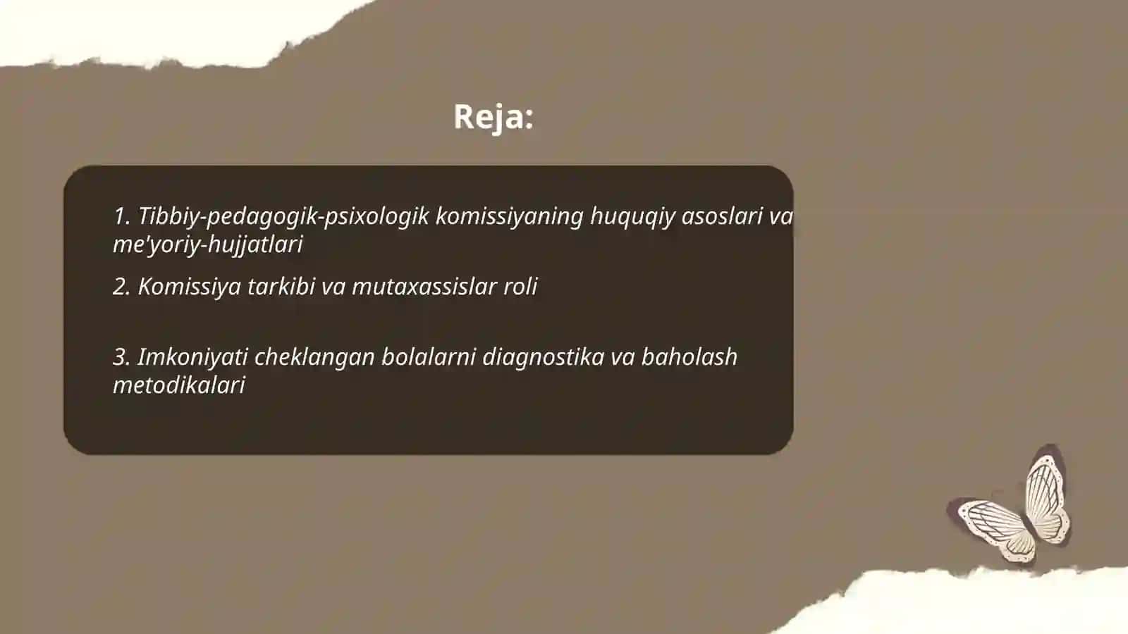 Imkoniyati cheklangan bolalarni tibbiy pedagogik, psixologik komissiyaning o'rni 2