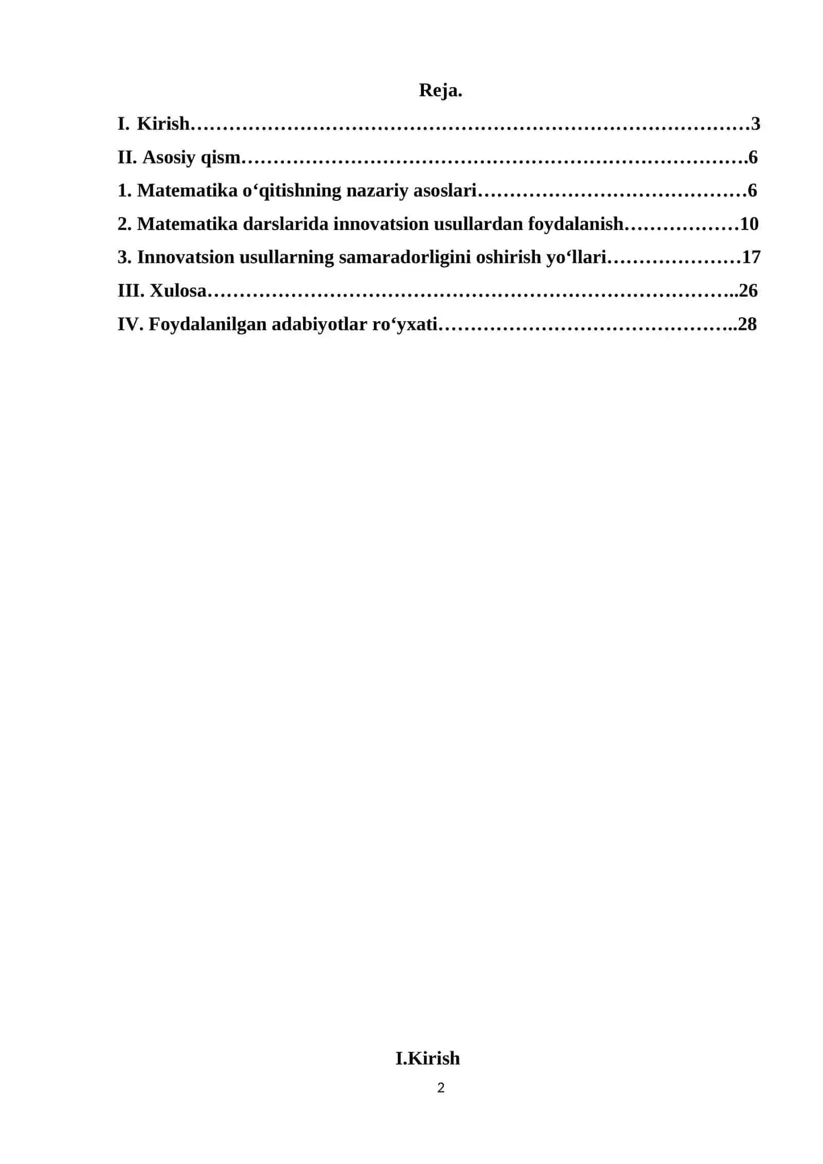 Maktabda matematika o‘qitishda innovatsion usullardan foydalanish 2