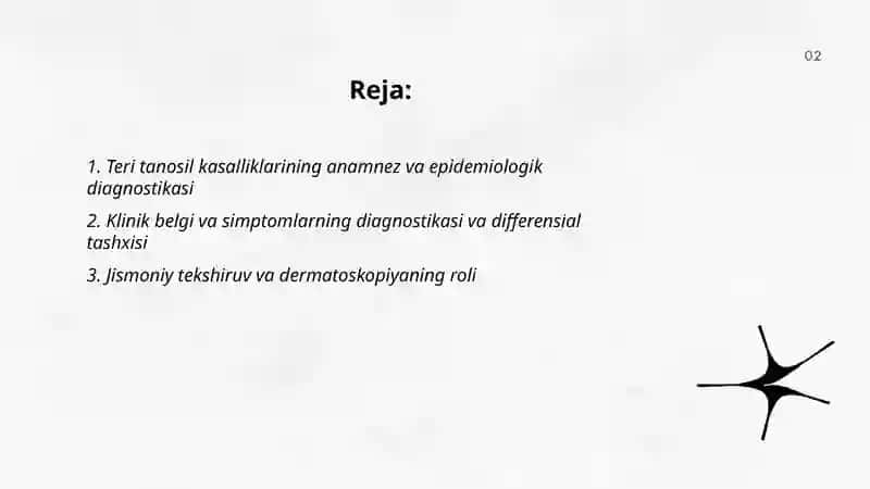 Teri tanosil kasalliklari diagnostikasi 2
