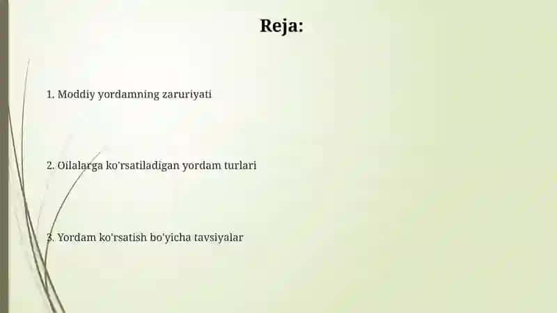 Giyohvondlikka chalingan oilalarga ijtimoiy yordam kursatish 2