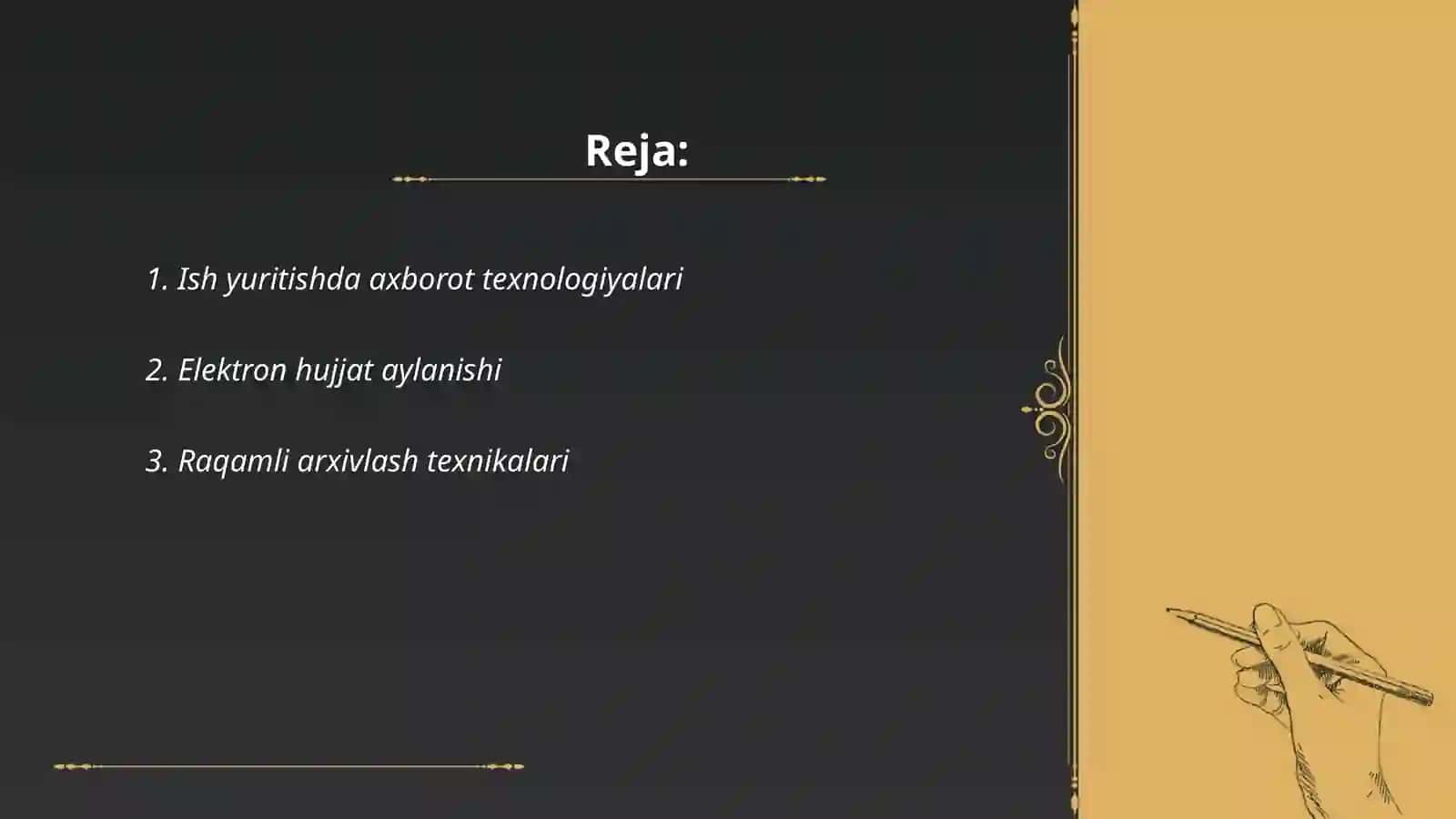 Ish yuritishda axborot texnologiyalari 2